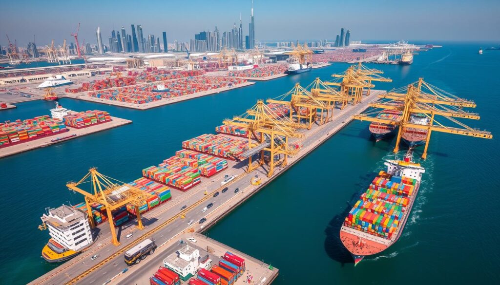 Dubai Port Logistics Network