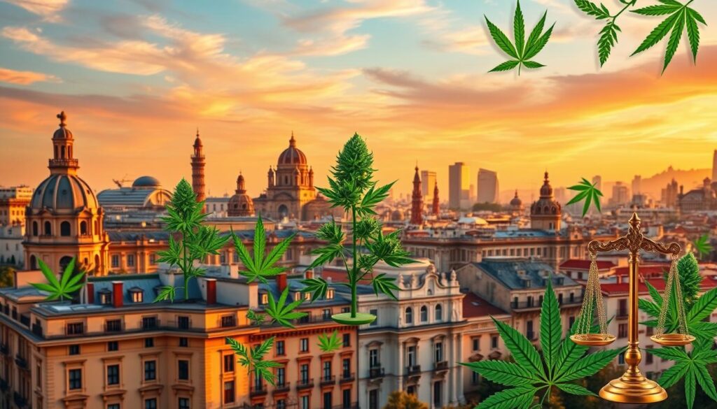 is weed legal in madrid spain