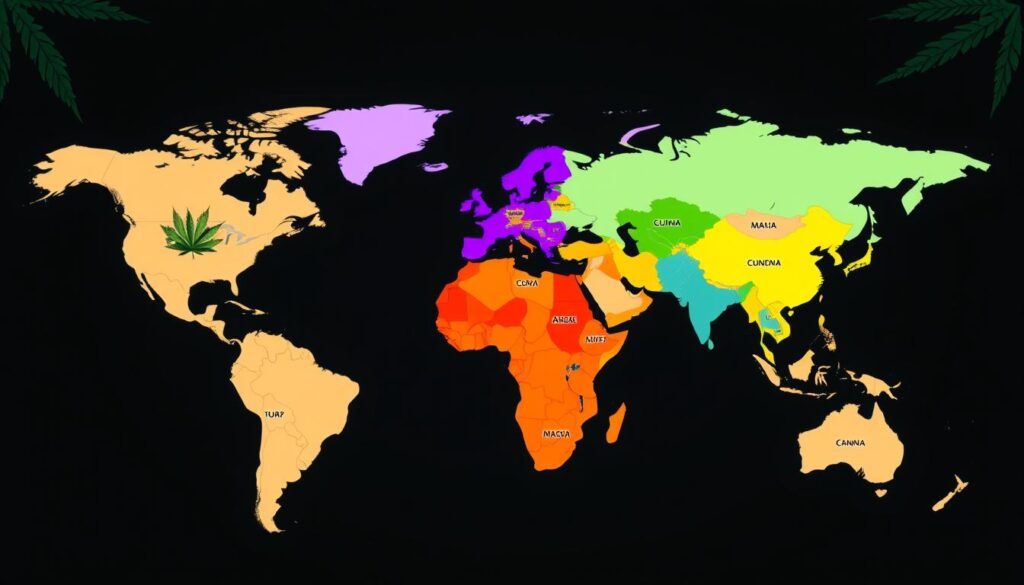 大麻を合法とする世界地図: 娯楽用大麻認めるのは5カ国のみ