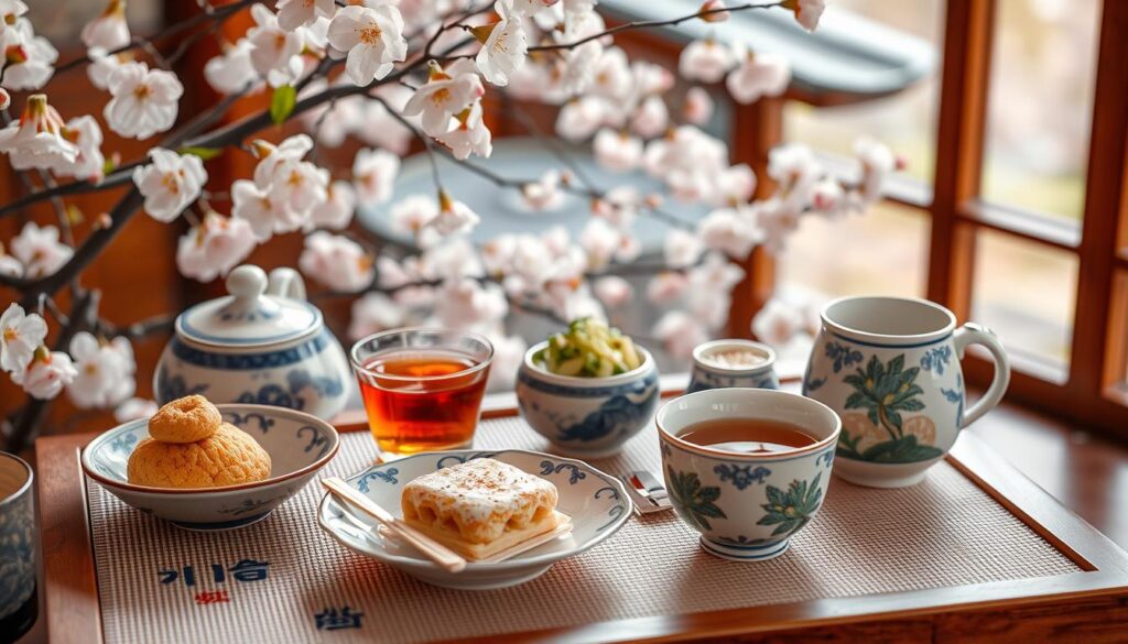 浅草せんとお茶のペアリング