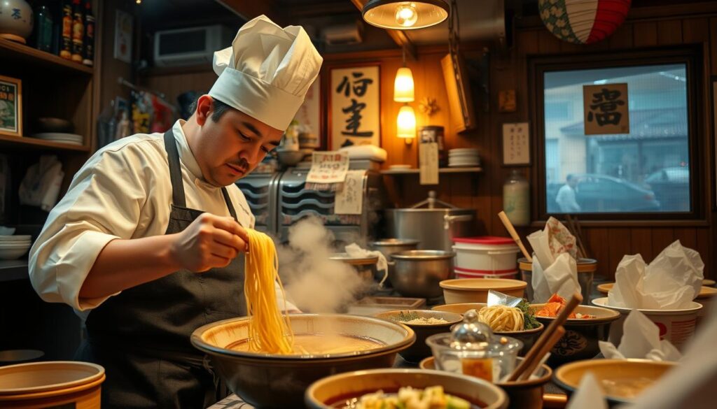 浅草ラーメンの職人技